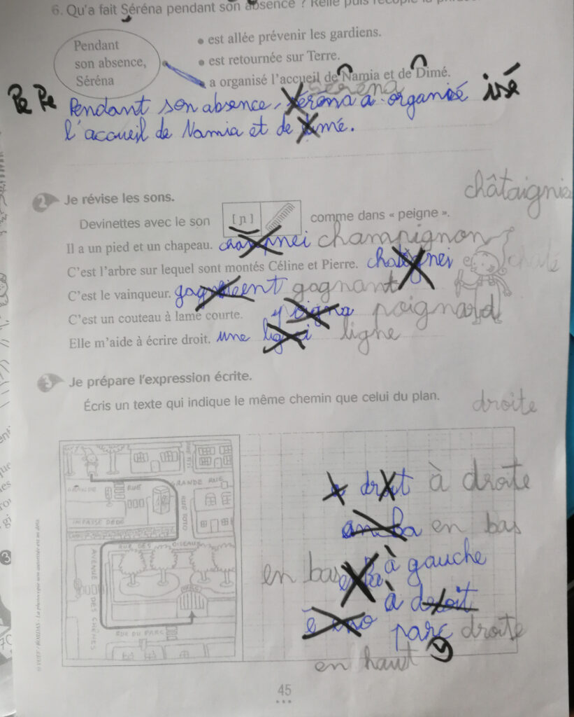 Défaut de Correction des Devoirs à l'École Antonia : Un Problème à Résoudre